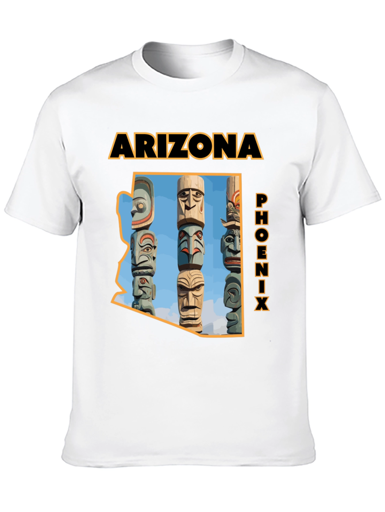 Arizona Phoenix Totem Pole Graphic T-Shirt