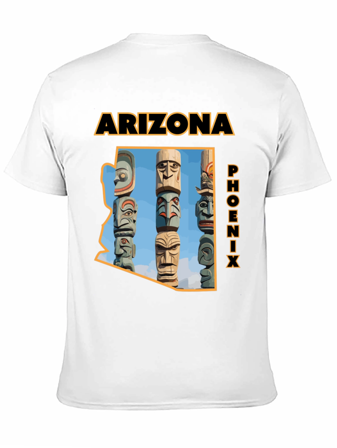 Arizona Phoenix Totem Pole Graphic T-Shirt
