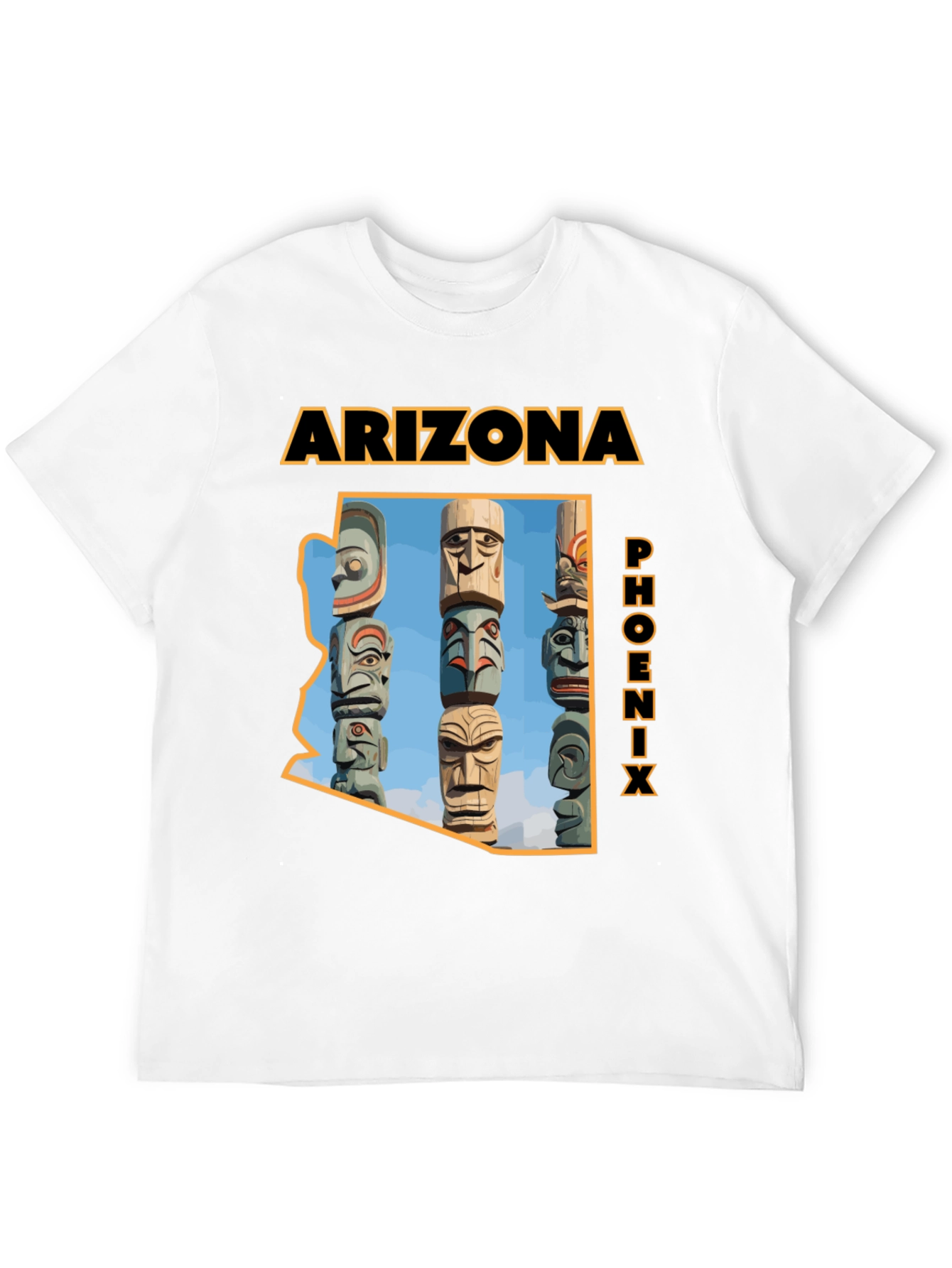 Arizona Phoenix Totem Pole Graphic T-Shirt