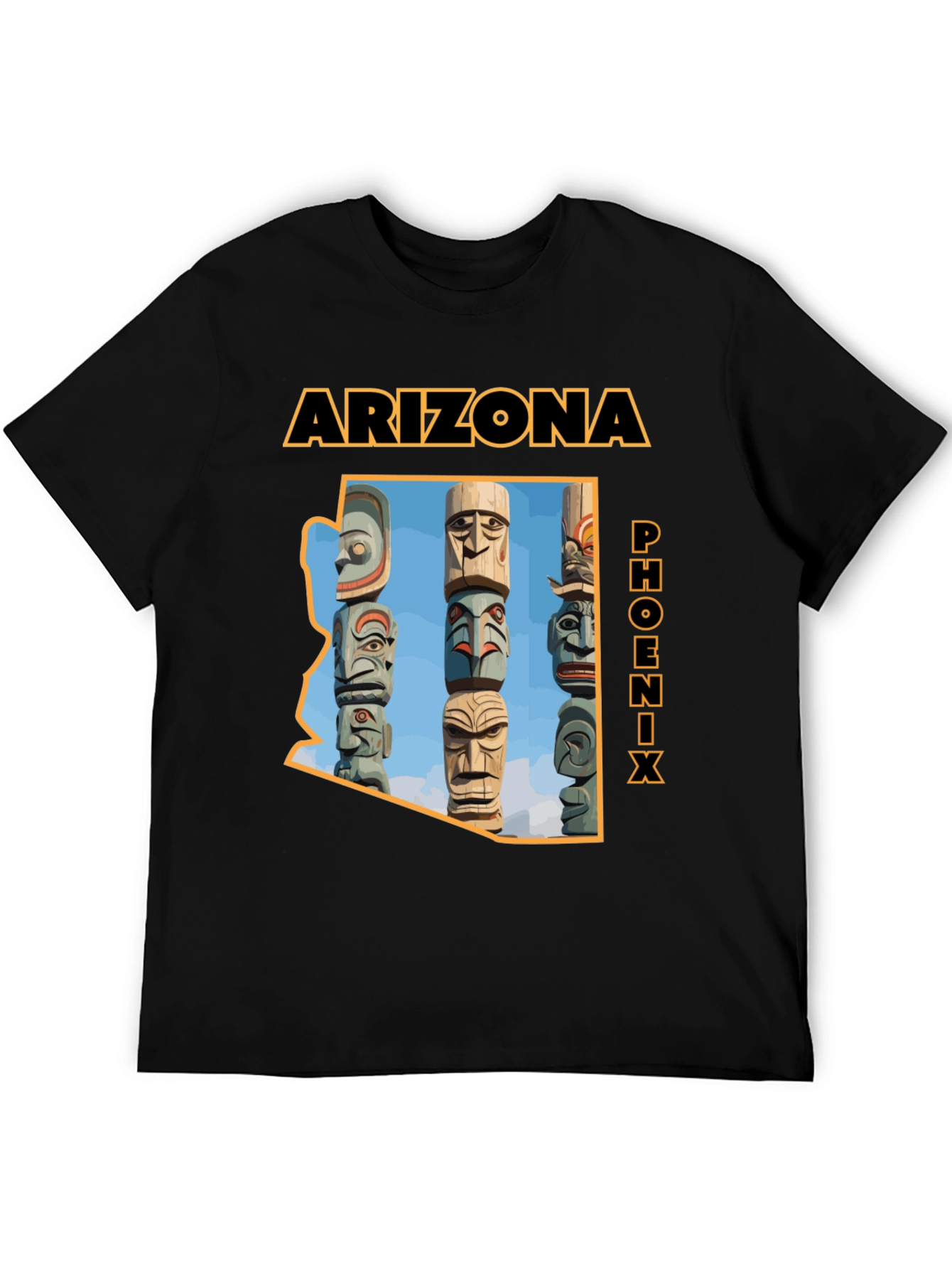 Arizona Phoenix Totem Pole Graphic T-Shirt