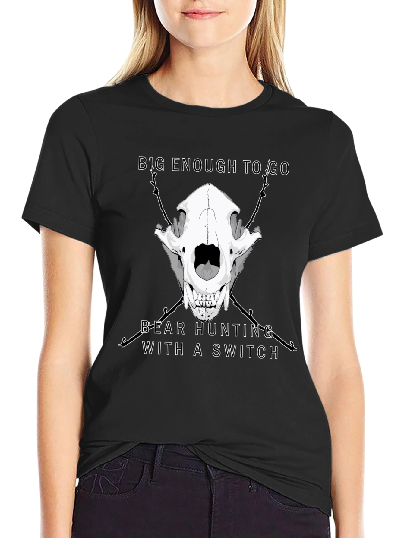 Bear Hunting with a Switch T-Shirt
