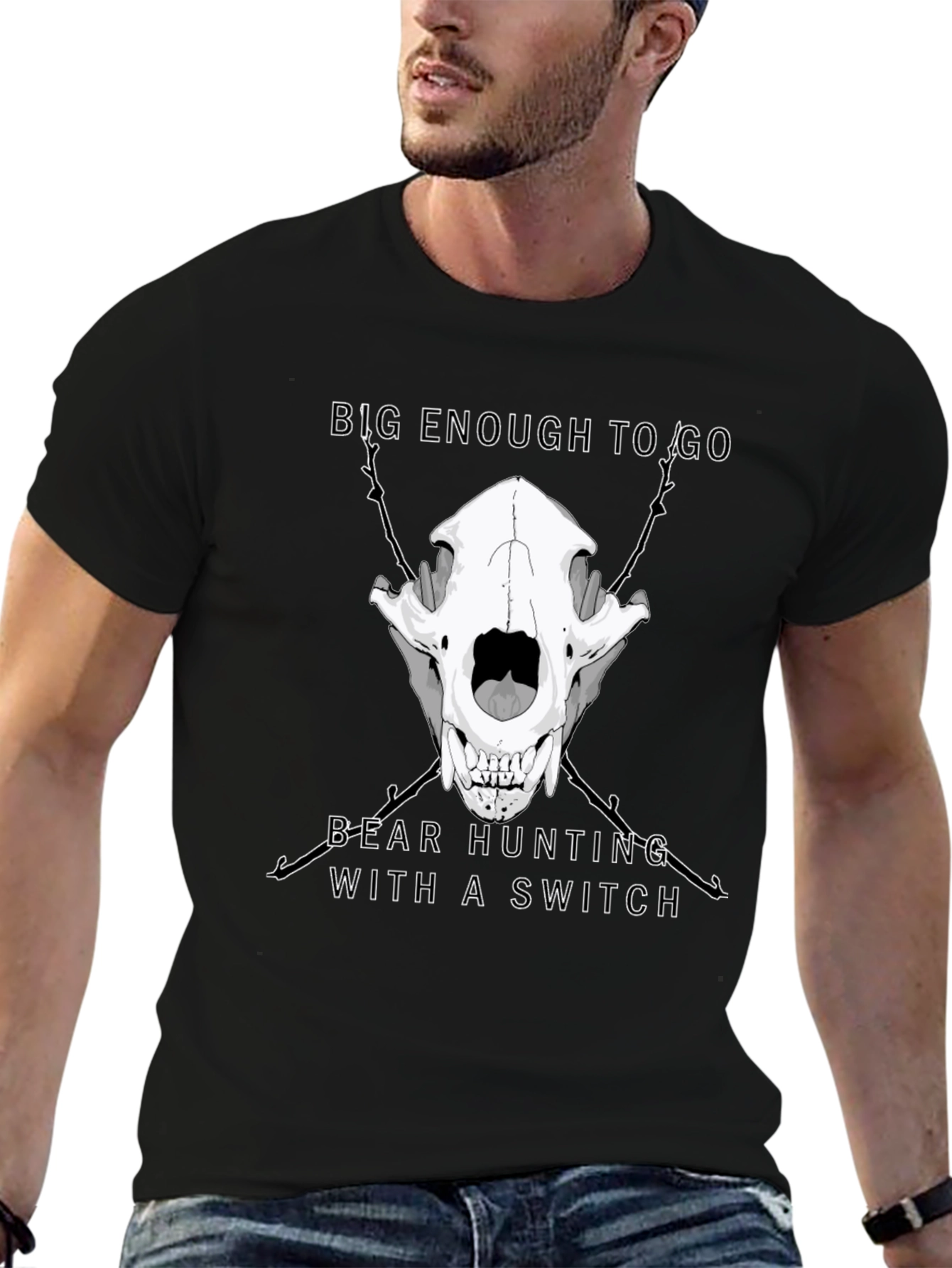 Bear Hunting with a Switch T-Shirt