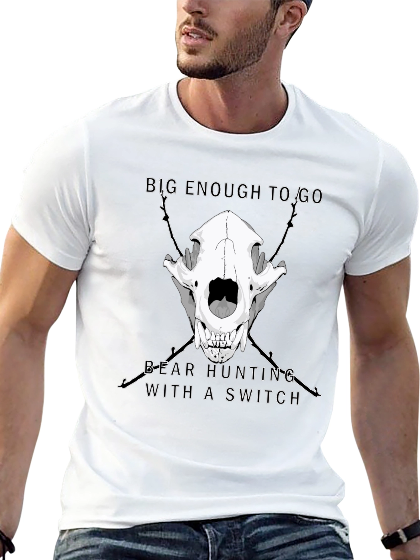 Bear Hunting with a Switch T-Shirt
