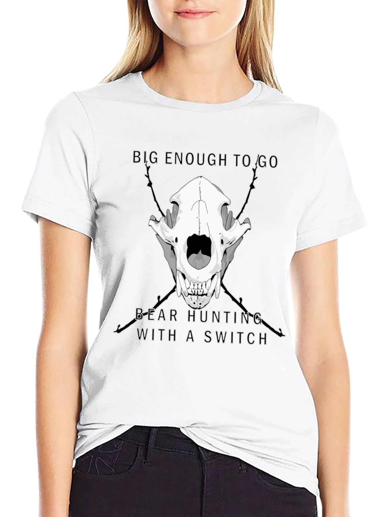 Bear Hunting with a Switch T-Shirt
