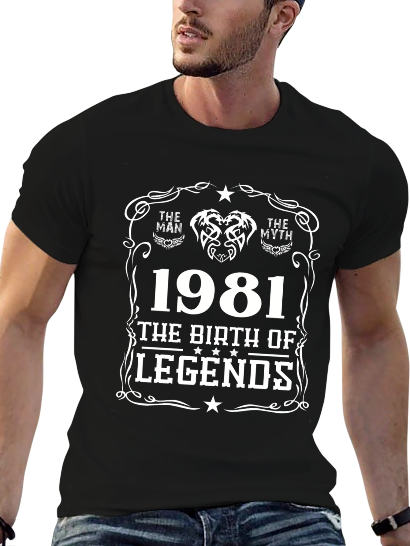 1981 Birthday T-Shirt - The Birth of Legends