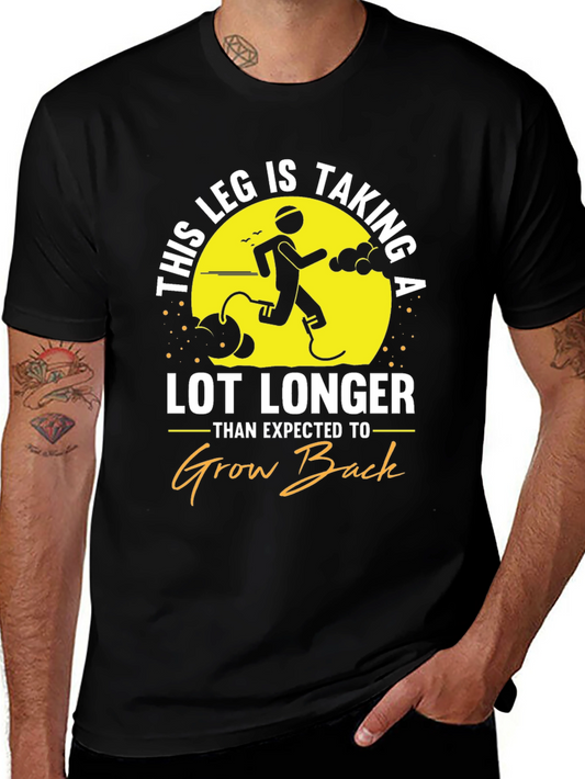 Funny Leg Growing Back T-Shirt