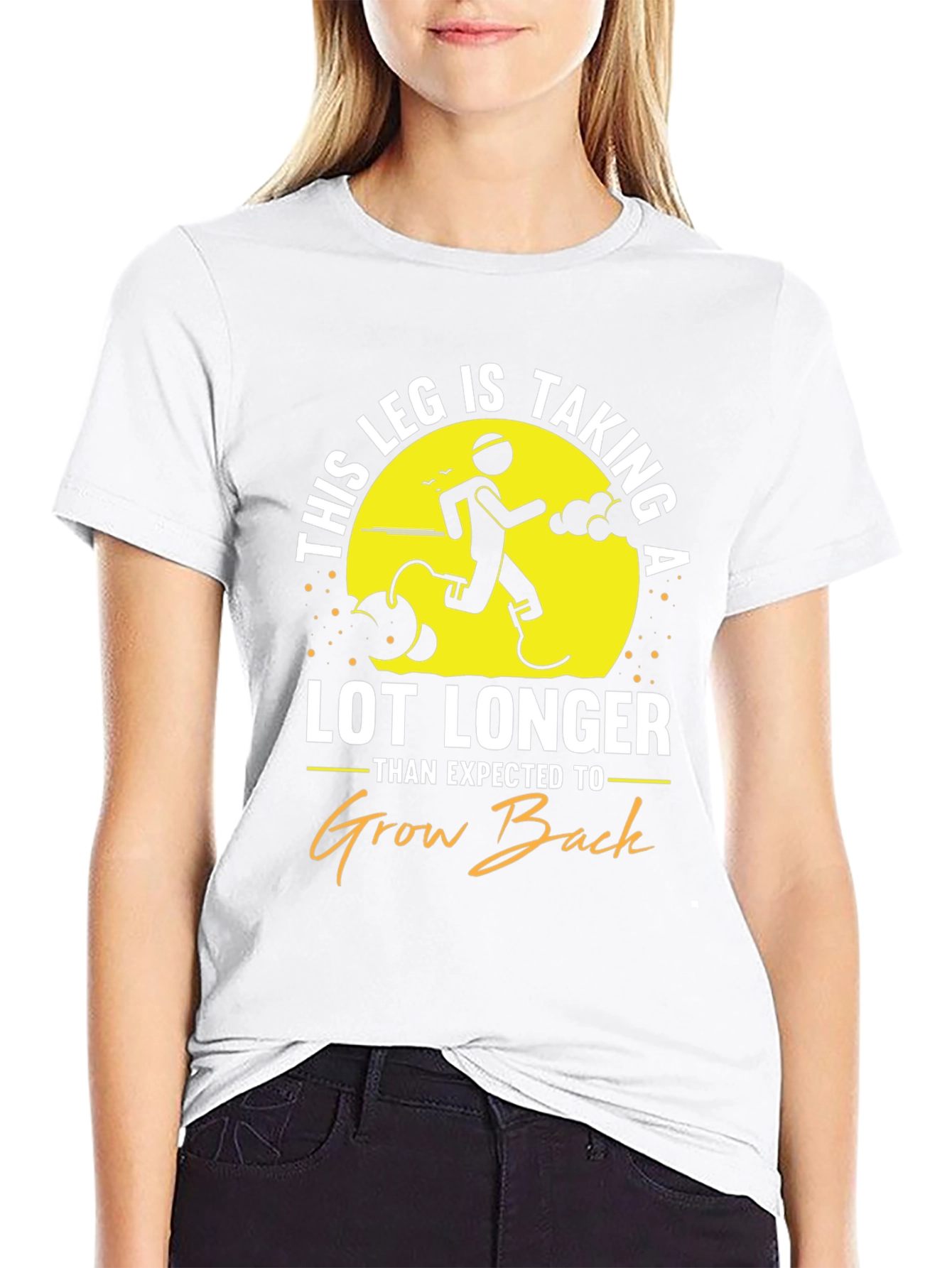 Funny Leg Growing Back T-Shirt
