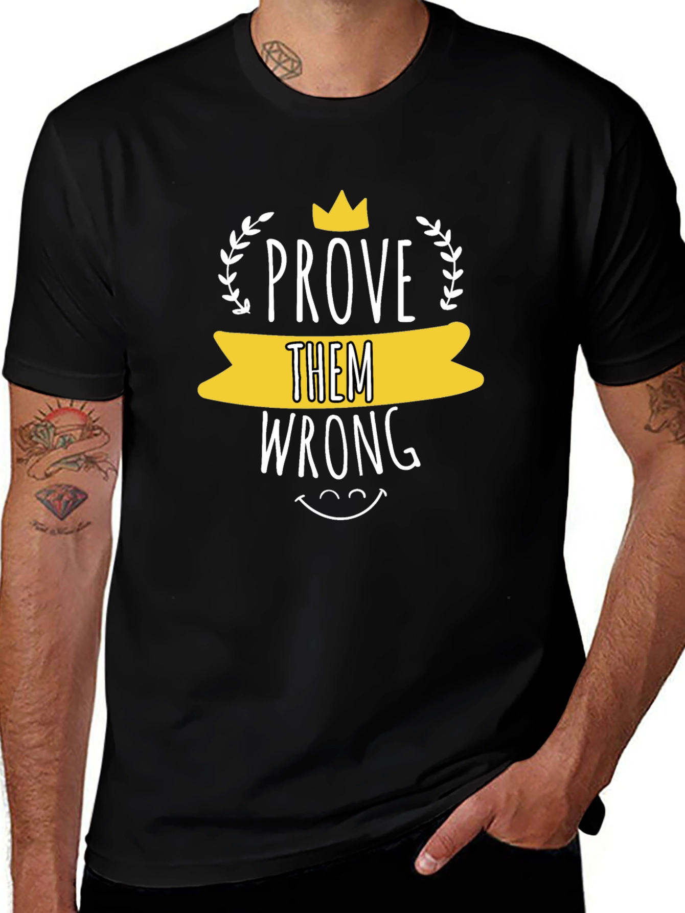 Prove Them Wrong Graphic Tee - Black