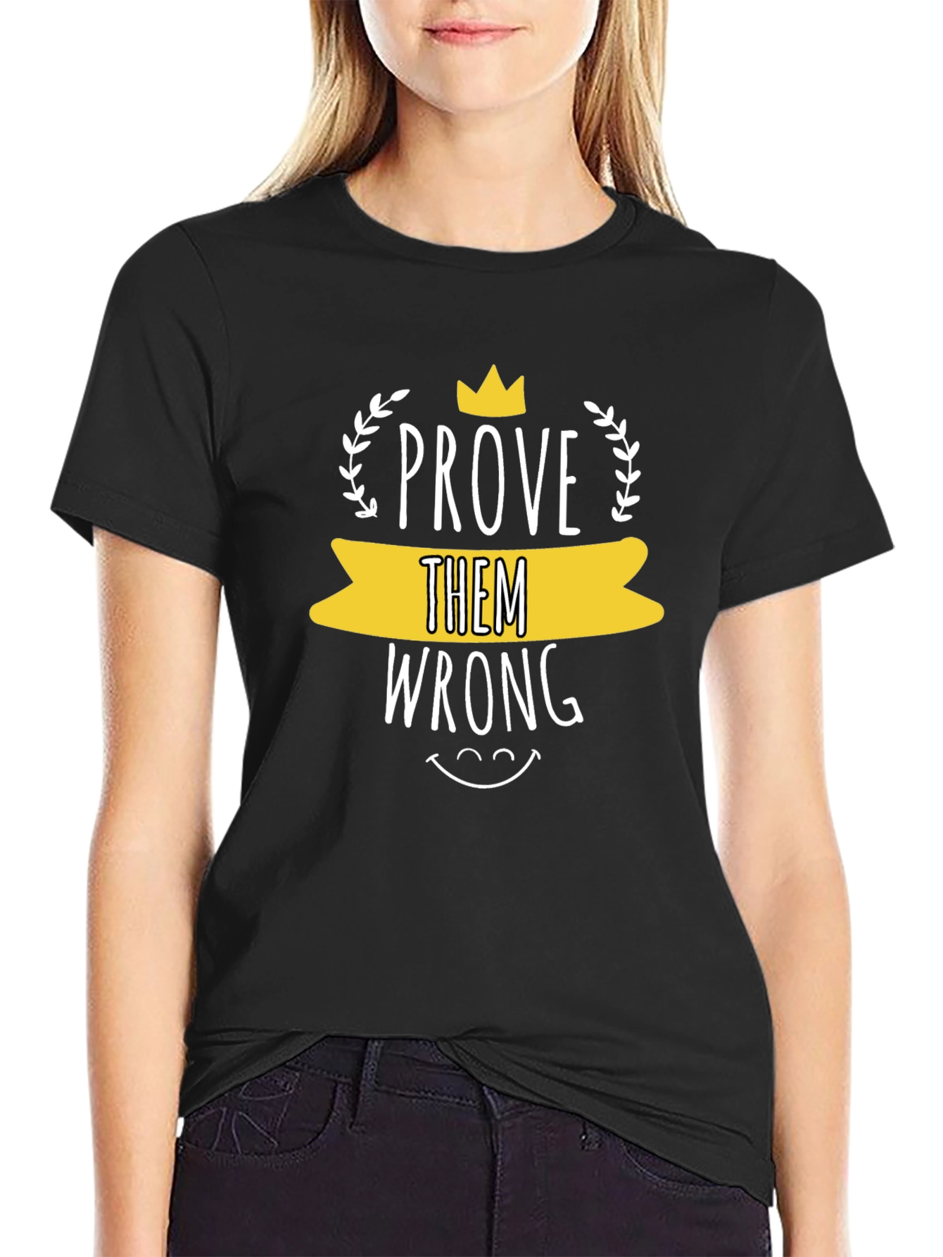 Prove Them Wrong Graphic Tee - Black