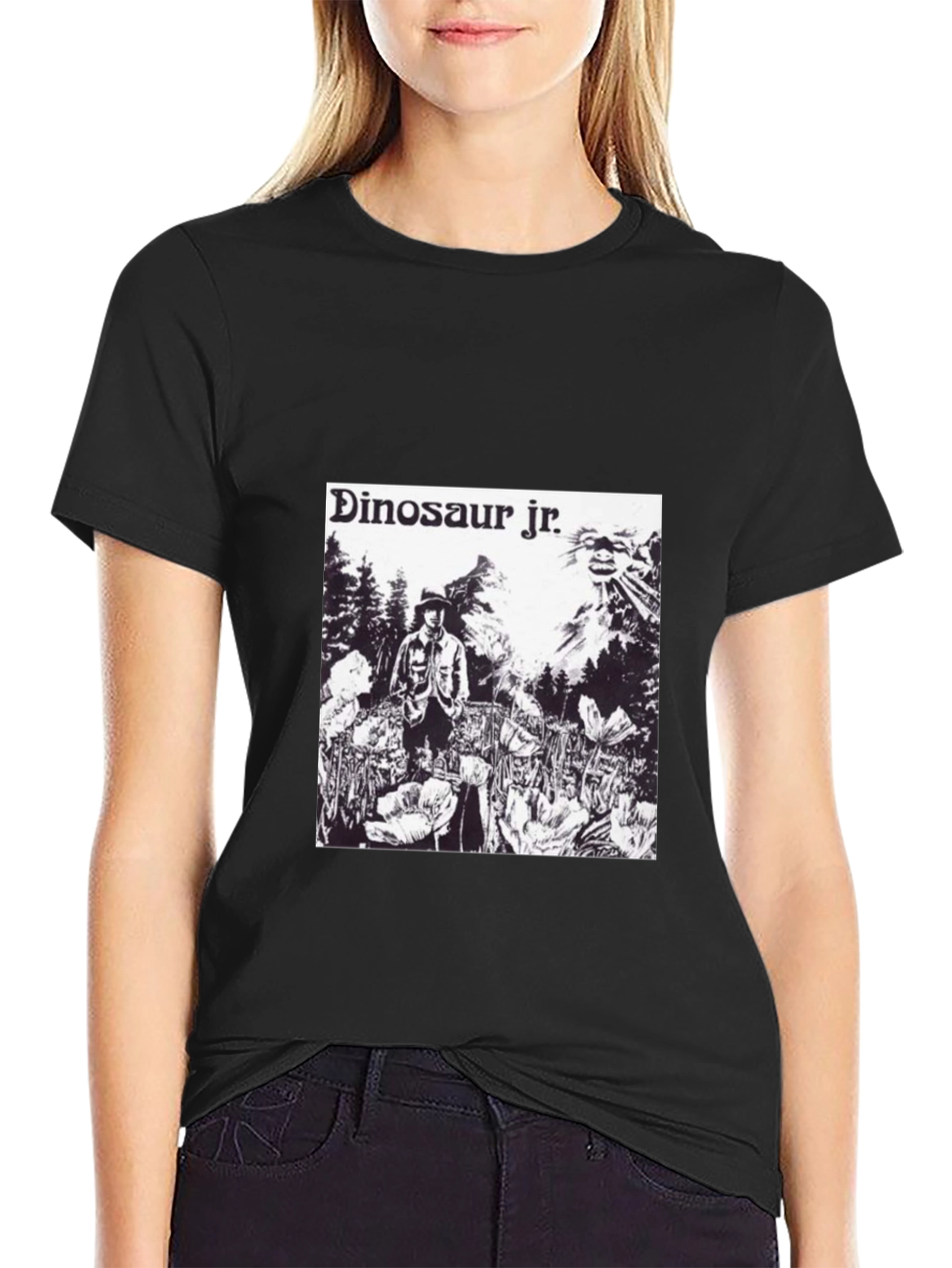 Dinosaur Jr. Black T-Shirt - Indie Rock Band Tee