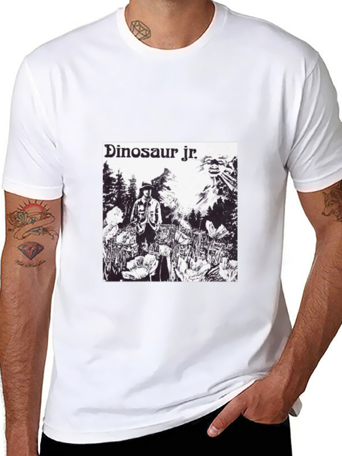 Dinosaur Jr. Black T-Shirt - Indie Rock Band Tee