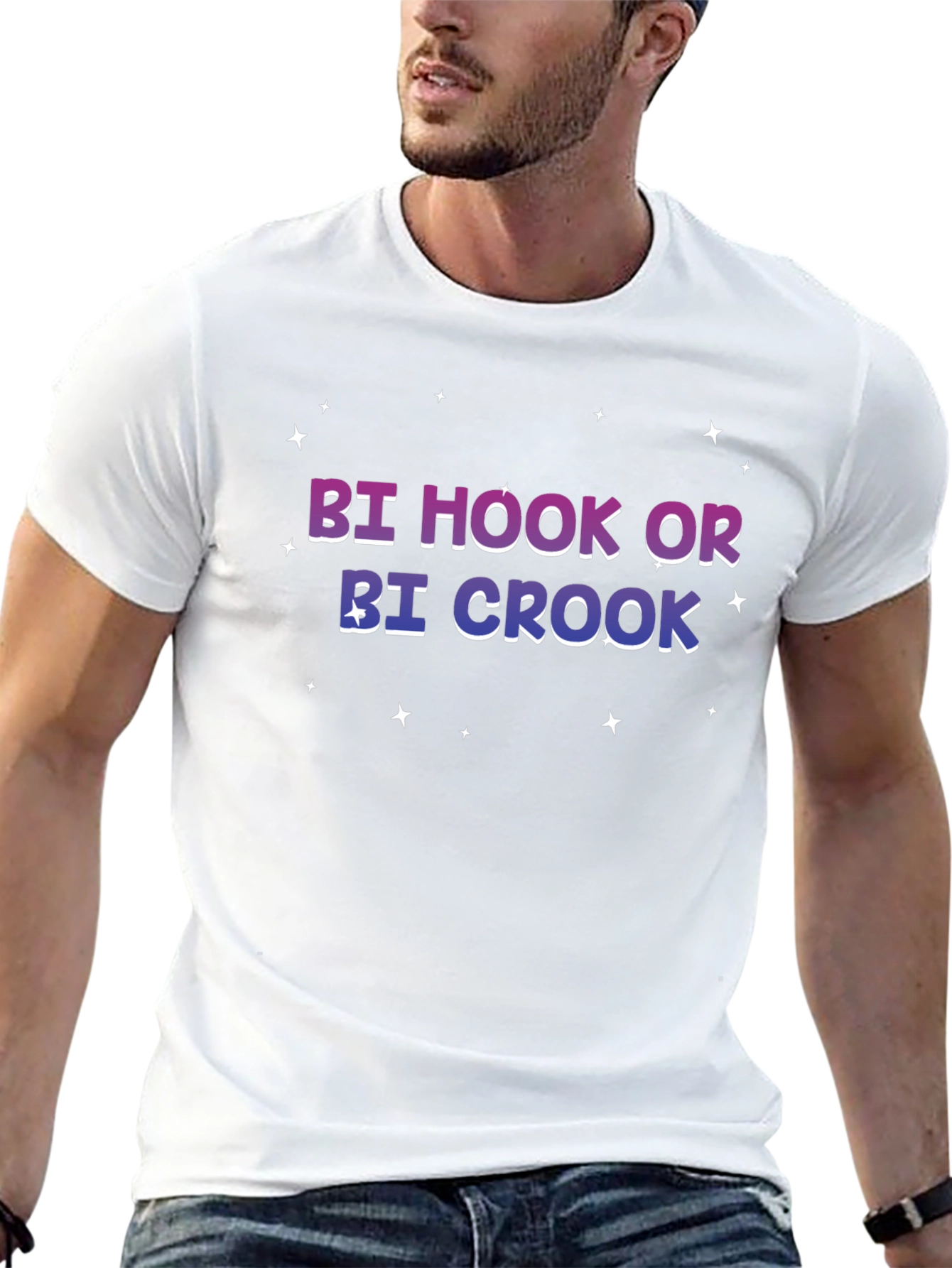 Bi Hook or Bi Crook T-Shirt