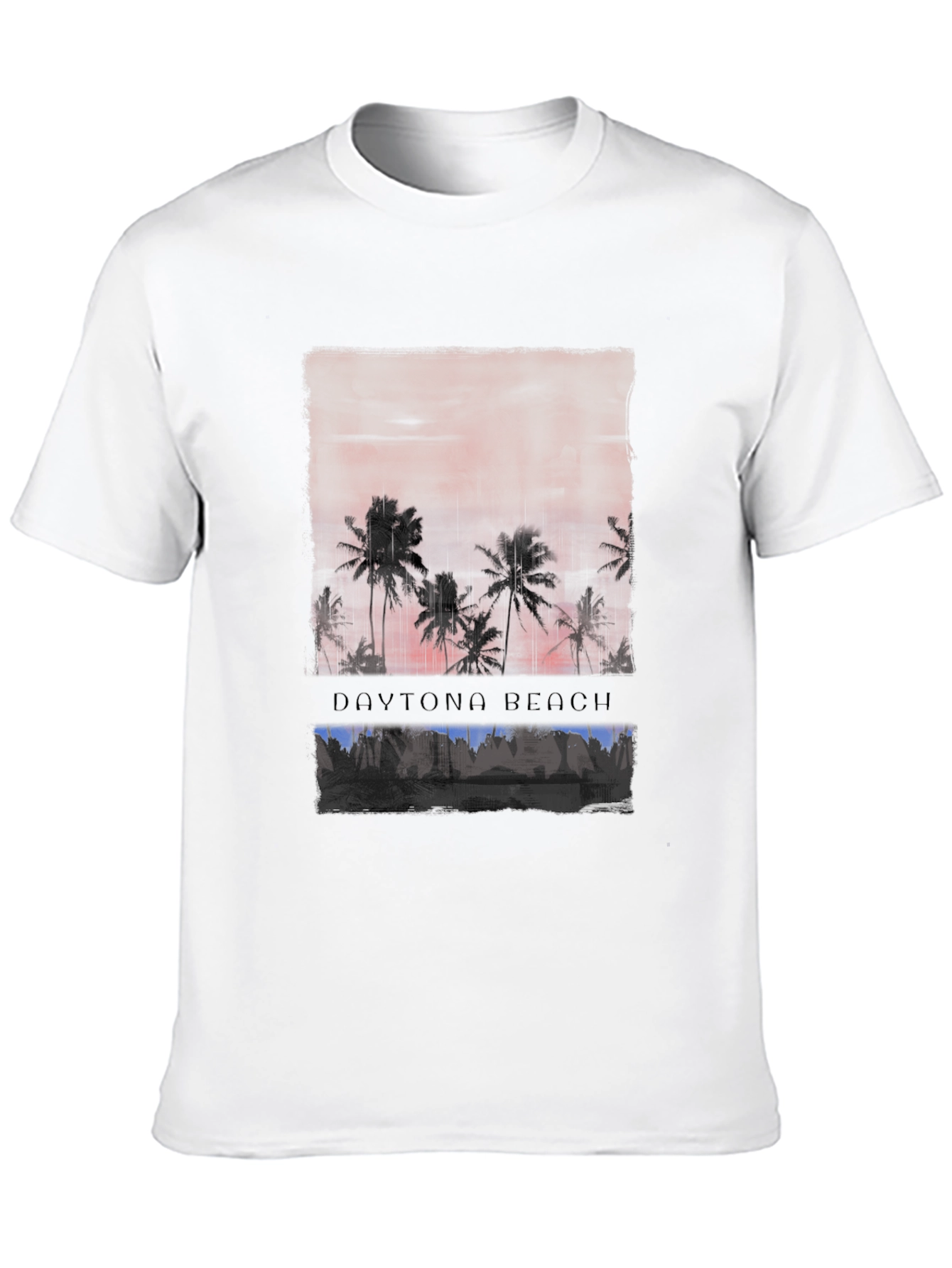 Daytona Beach Palm Tree Graphic T-Shirt