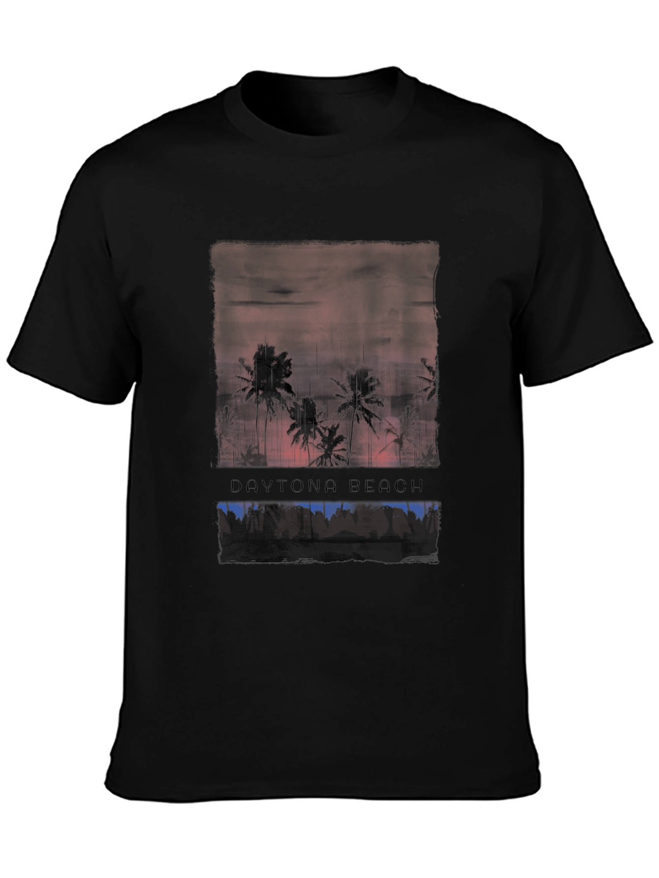 Daytona Beach Palm Tree Graphic T-Shirt
