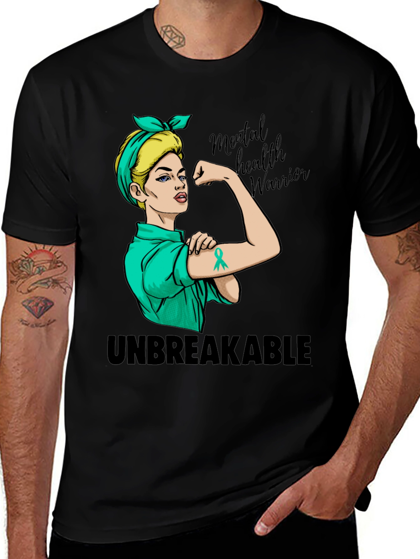 Mental Health Warrior Unbreakable T-Shirt