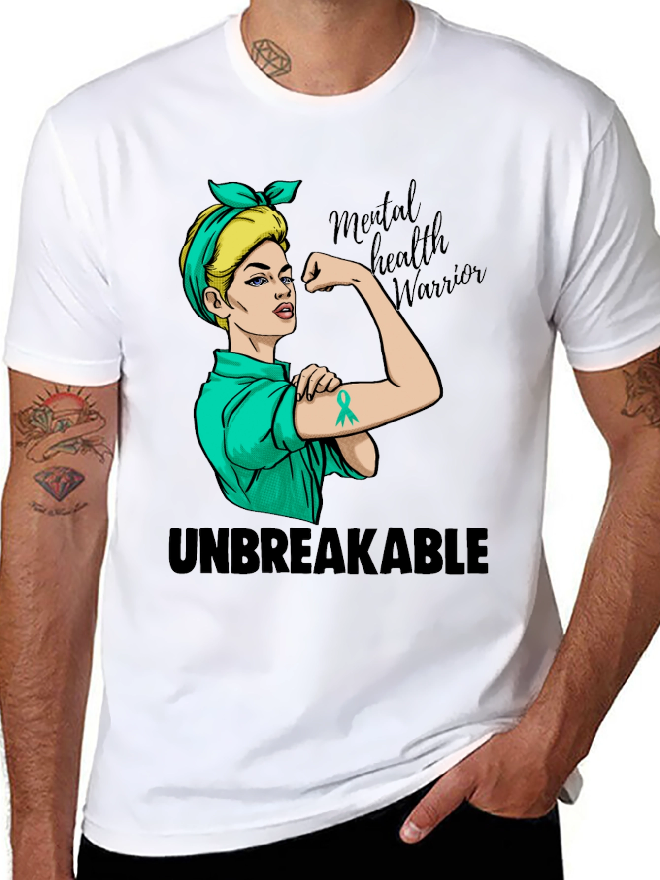 Mental Health Warrior Unbreakable T-Shirt