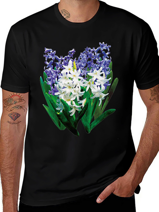 Floral Hyacinth Graphic T-Shirt