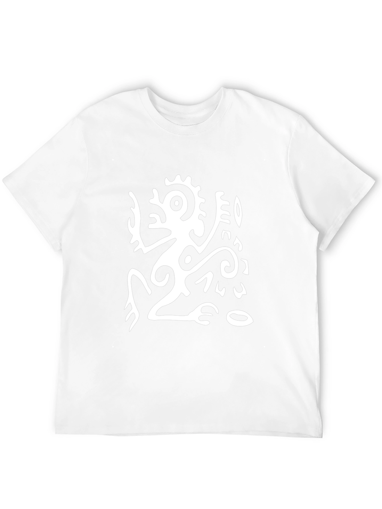 Tribal Art Graphic Tee - Black