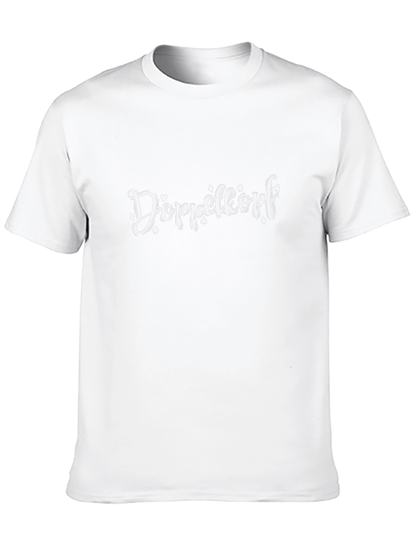 Doppelkopf Graphic Tee - Black Cotton T-Shirt