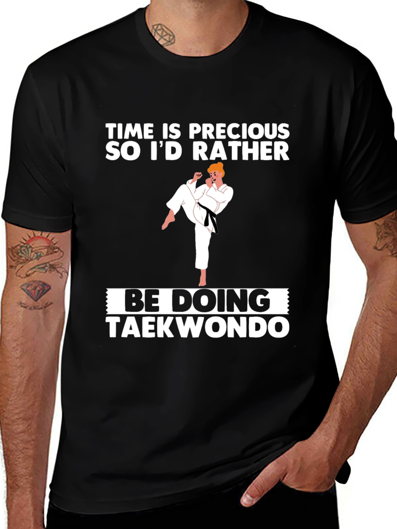 Time Is Precious Taekwondo T-Shirt