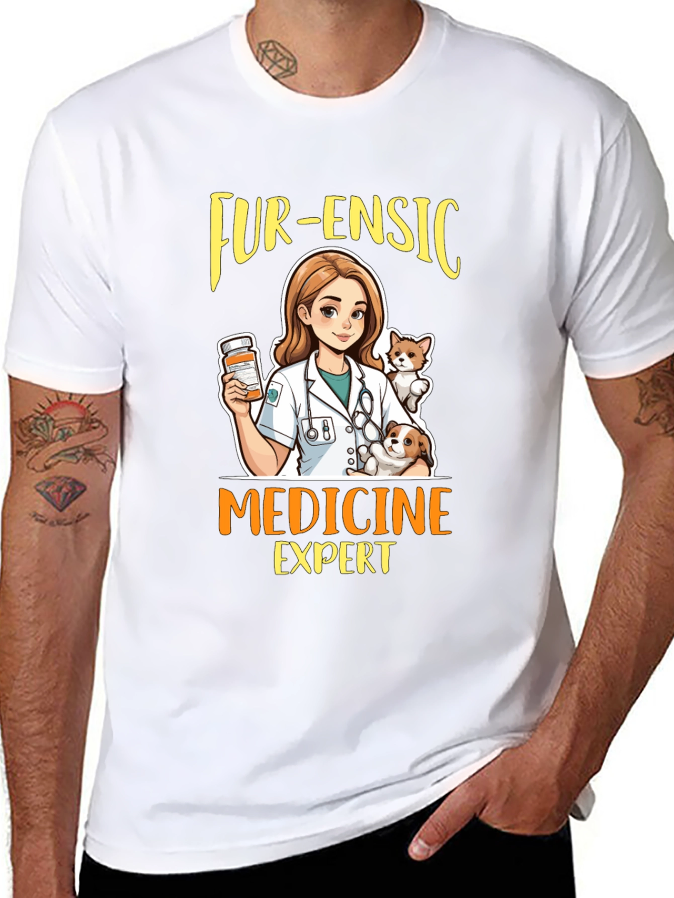 Fur-ensic Medicine Expert T-Shirt