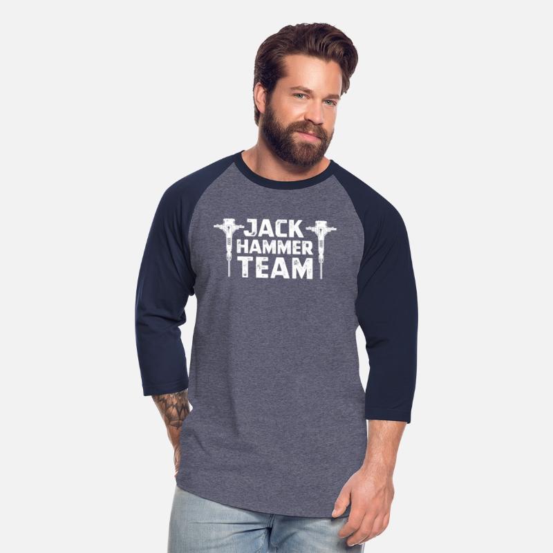 Jackhammer Team Demolishing Drill Hammer