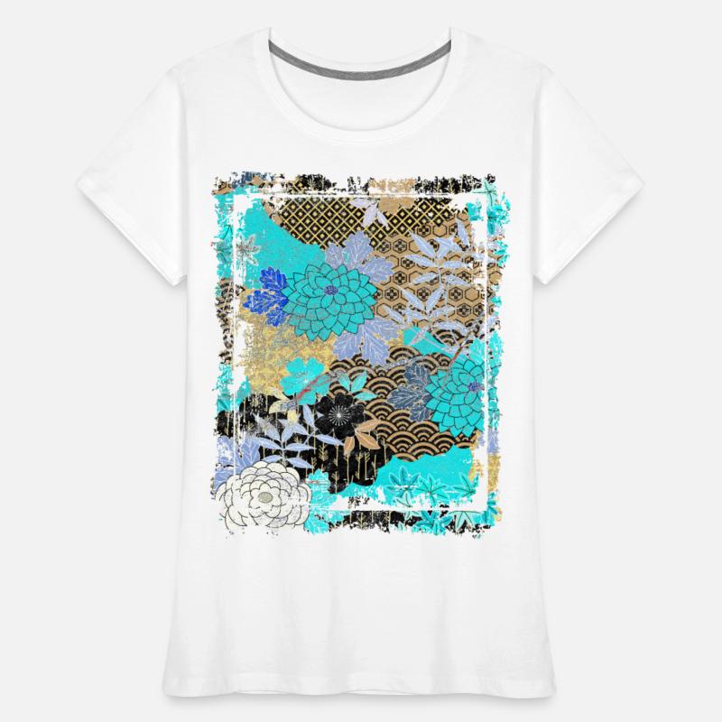 Japanese Floral Pattern Chrysanthemum Cherry