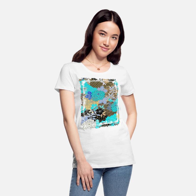 Japanese Floral Pattern Chrysanthemum Cherry