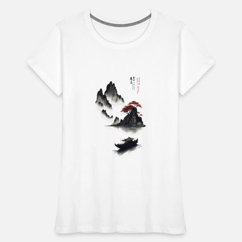 Japanese picture traditional art Sumi e painting