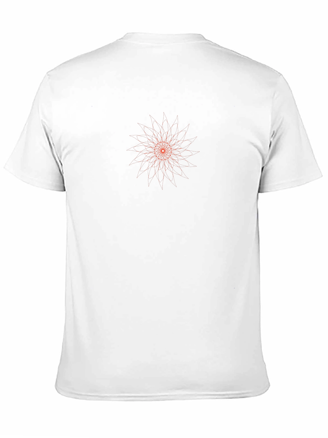 Geometric Starburst Graphic Tee - Modern Casual Style