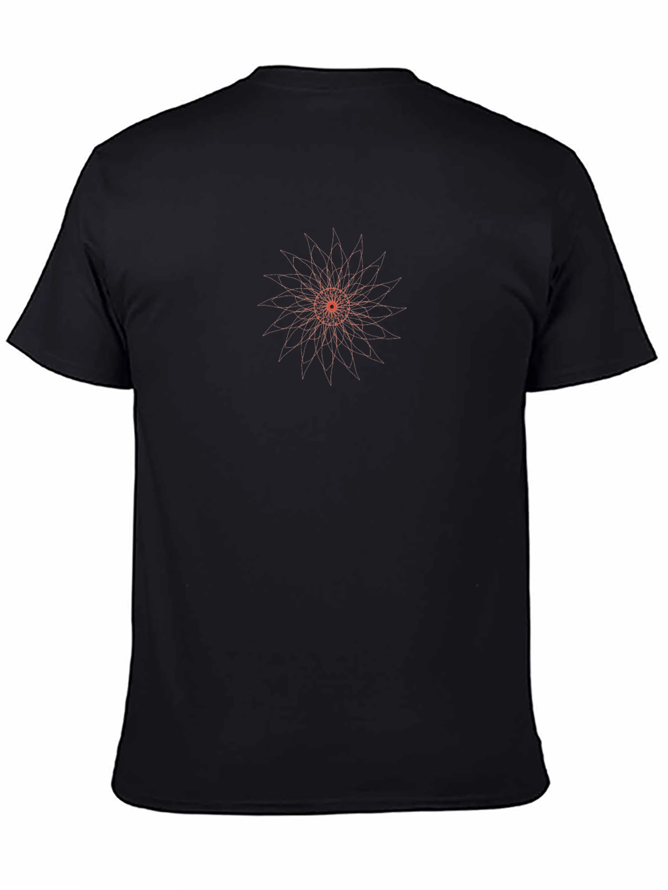 Geometric Starburst Graphic Tee - Modern Casual Style