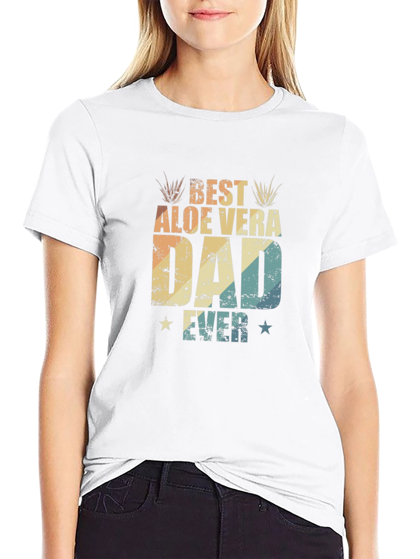 Best Aloe Vera Dad Ever Graphic T-Shirt