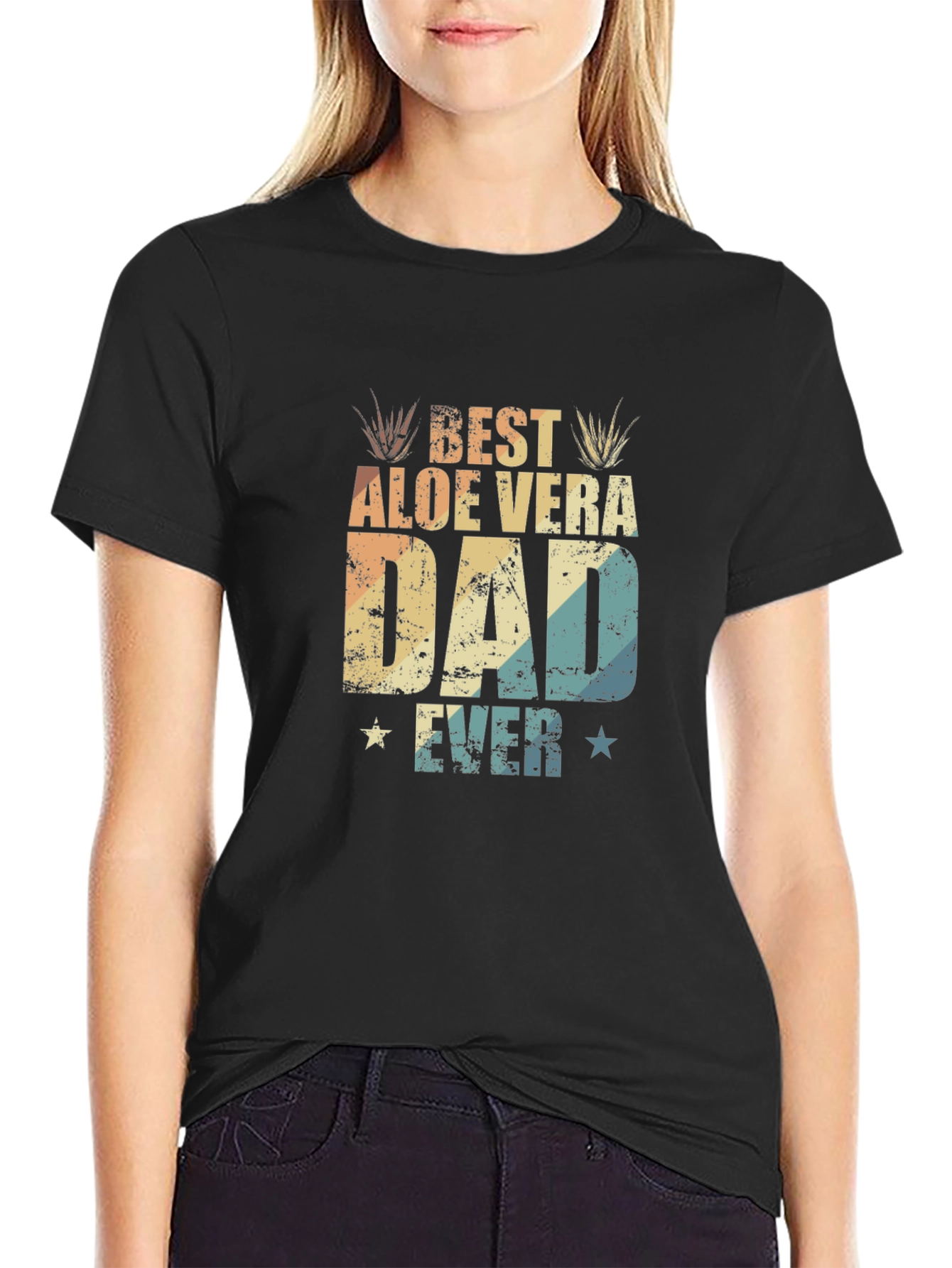 Best Aloe Vera Dad Ever Graphic T-Shirt