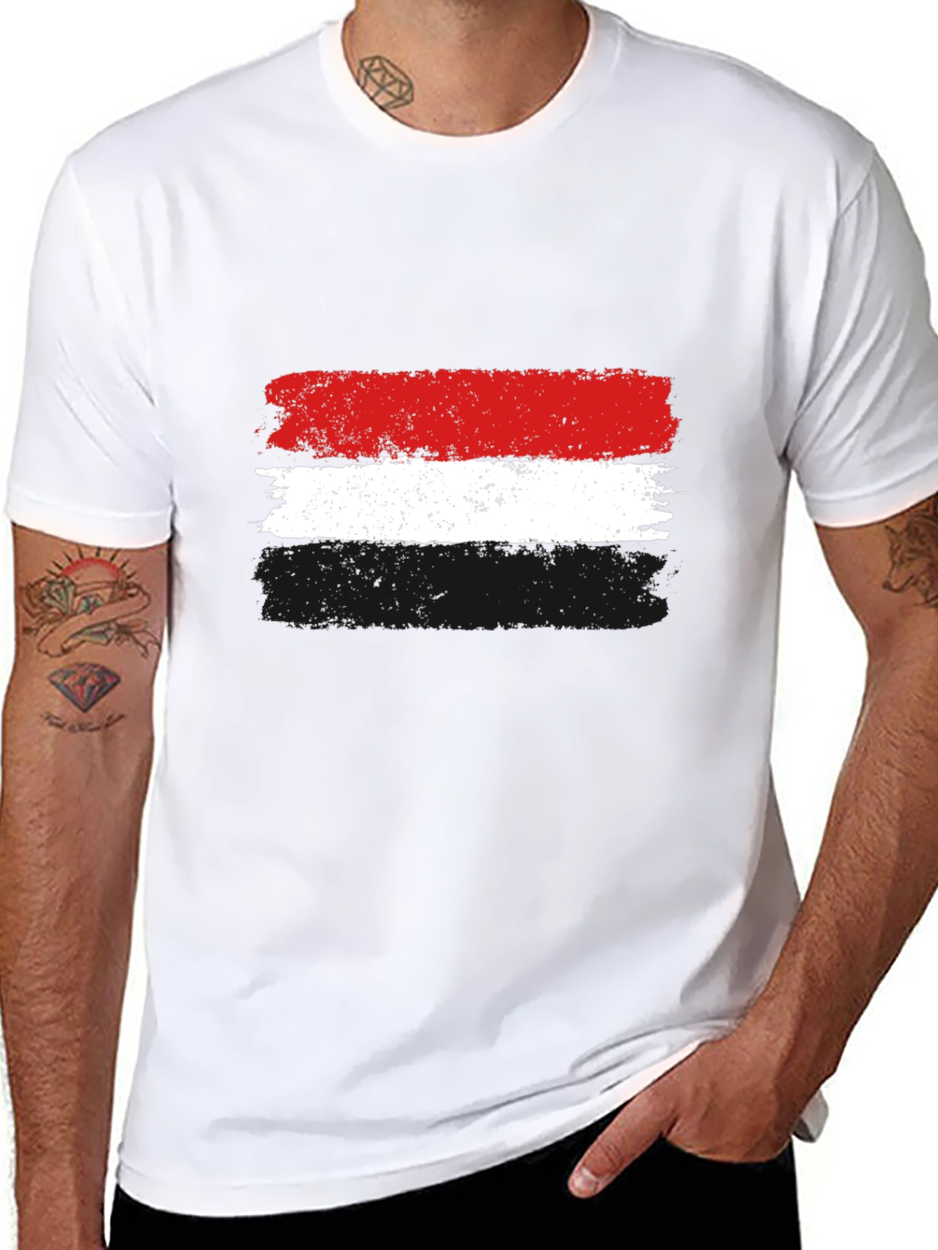 Indonesia Flag T-Shirt - Grunge Style