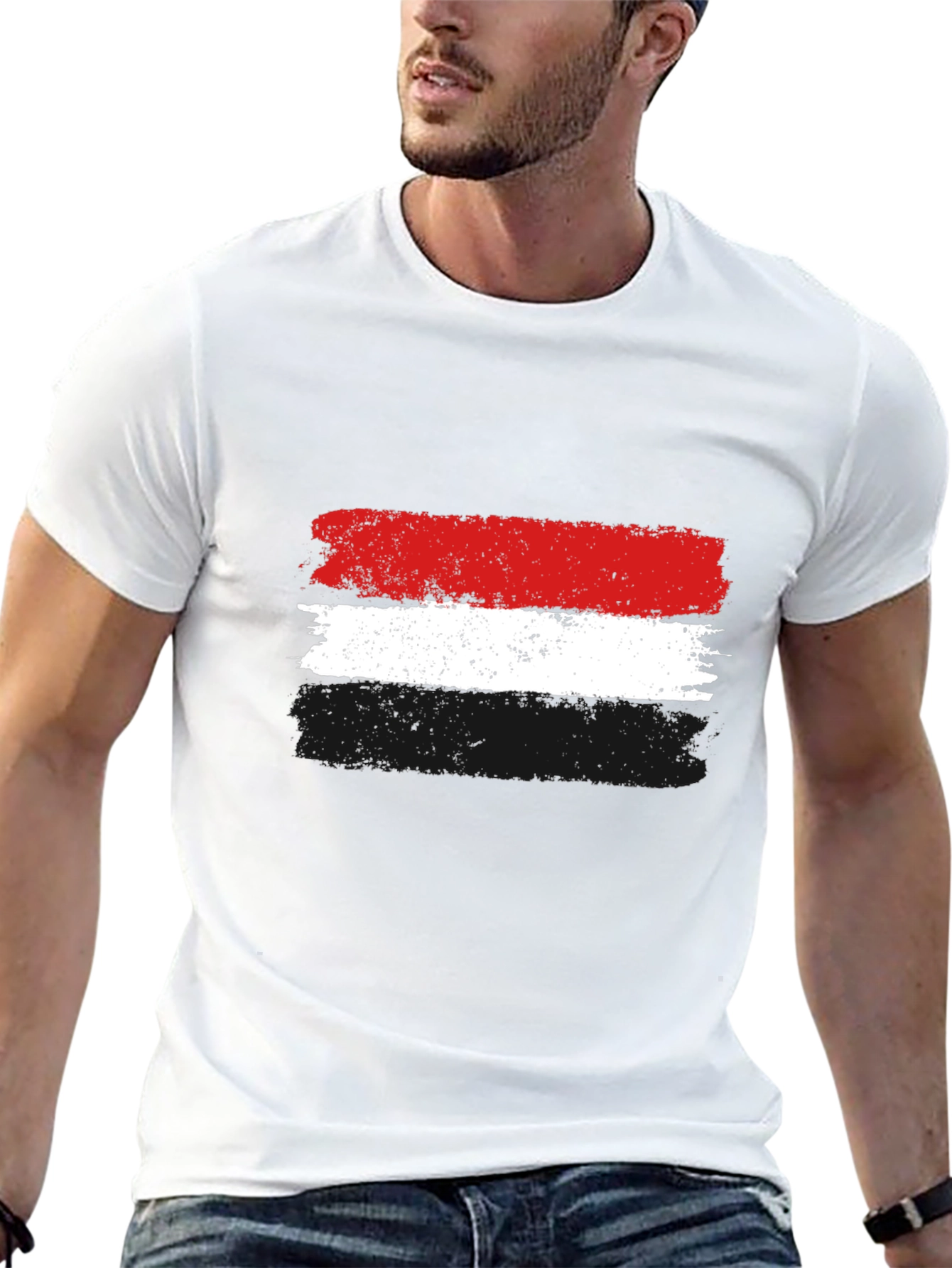 Indonesia Flag T-Shirt - Grunge Style