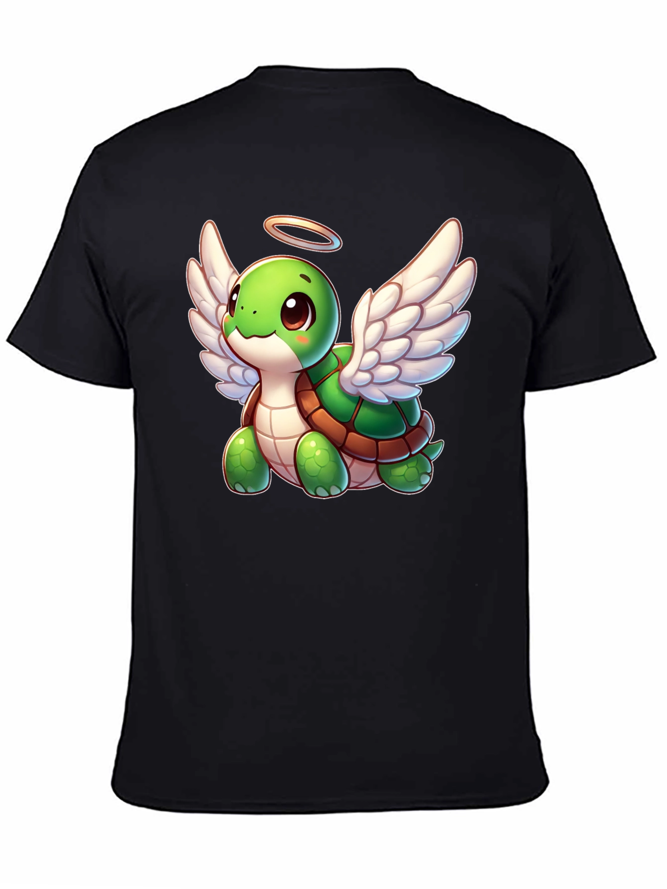 Cute Turtle Angel Graphic Tee