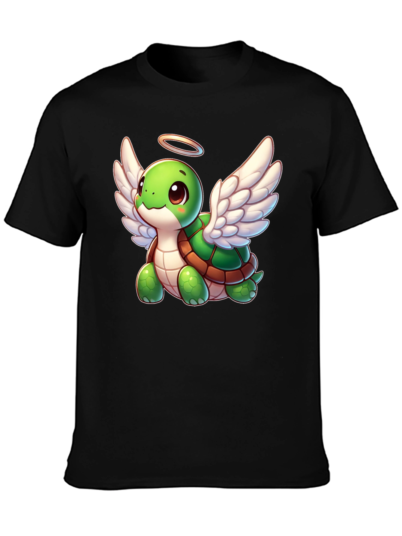Cute Turtle Angel Graphic Tee