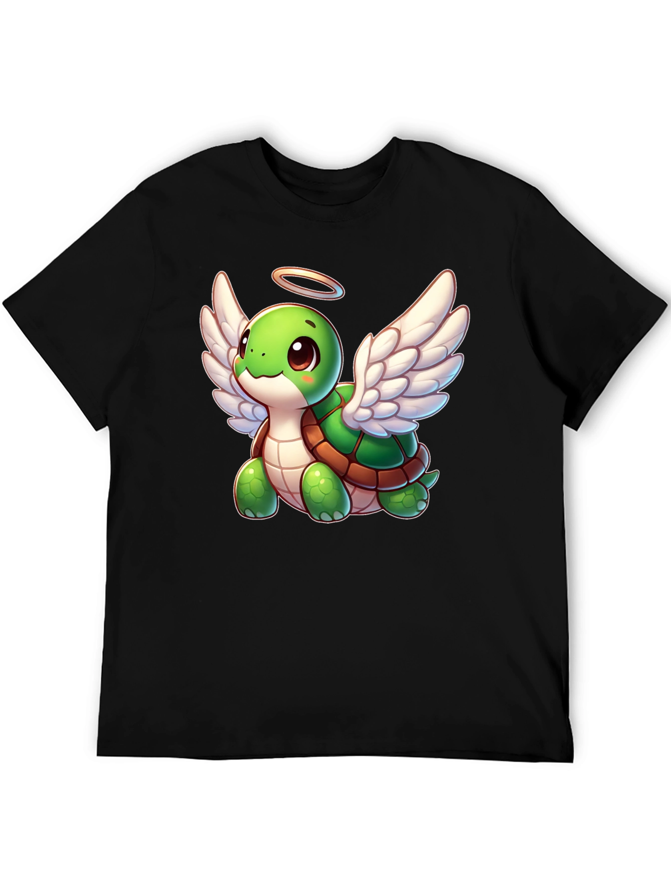 Cute Turtle Angel Graphic Tee