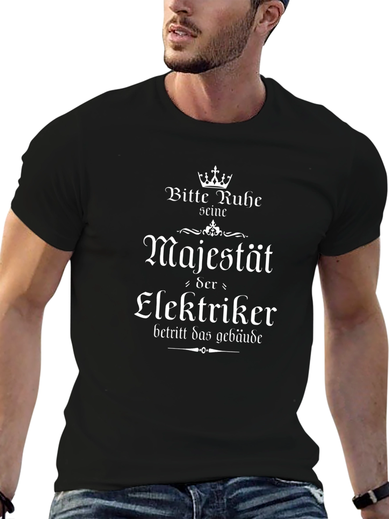Funny Electrician Majesty T-Shirt
