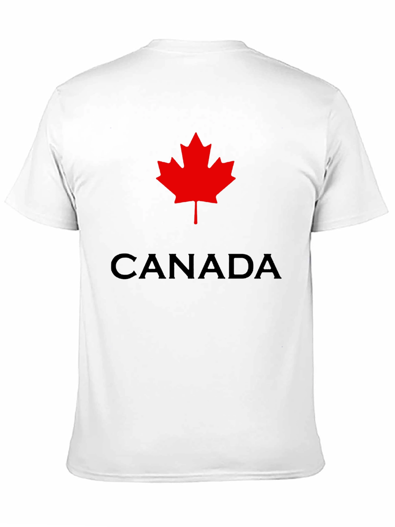 Canada Maple Leaf Graphic Black T-Shirt