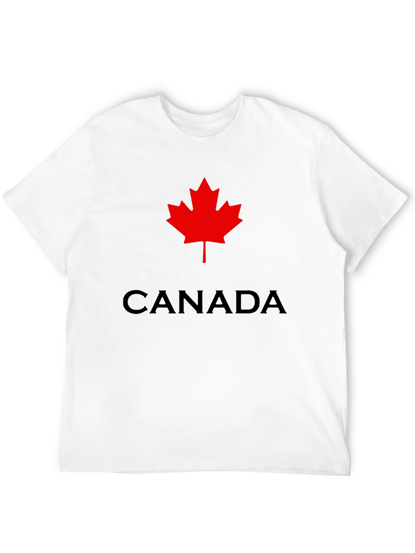 Canada Maple Leaf Graphic Black T-Shirt