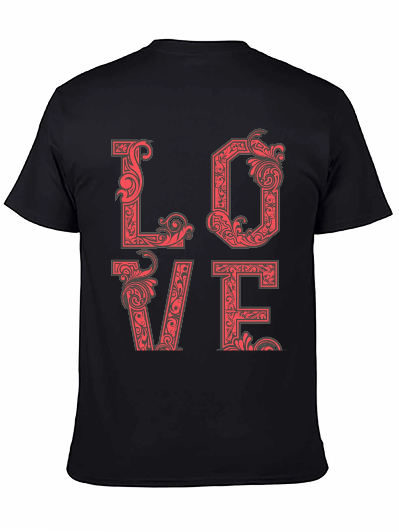 Love T-Shirt - Ornate Letter Design