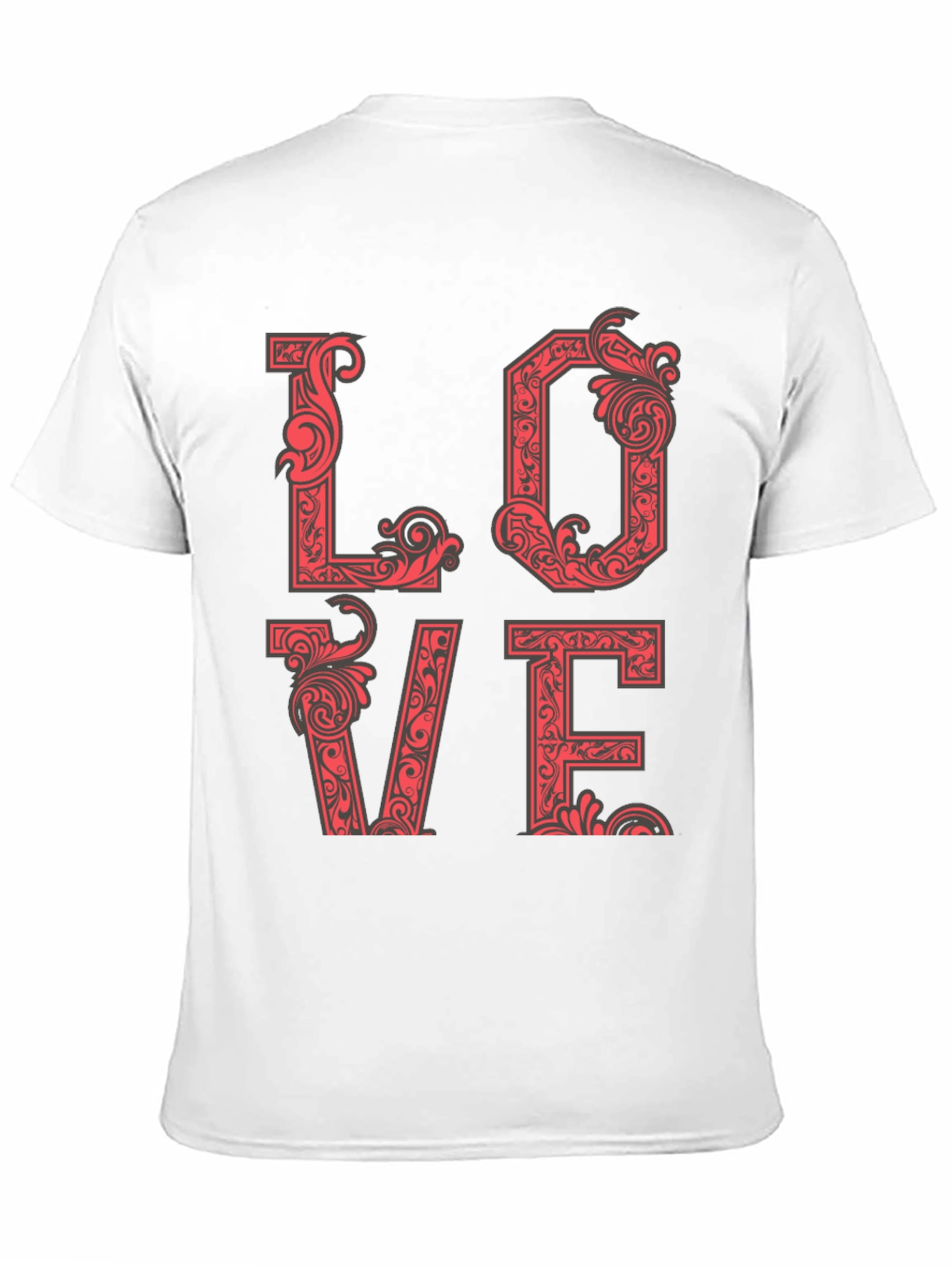 Love T-Shirt - Ornate Letter Design