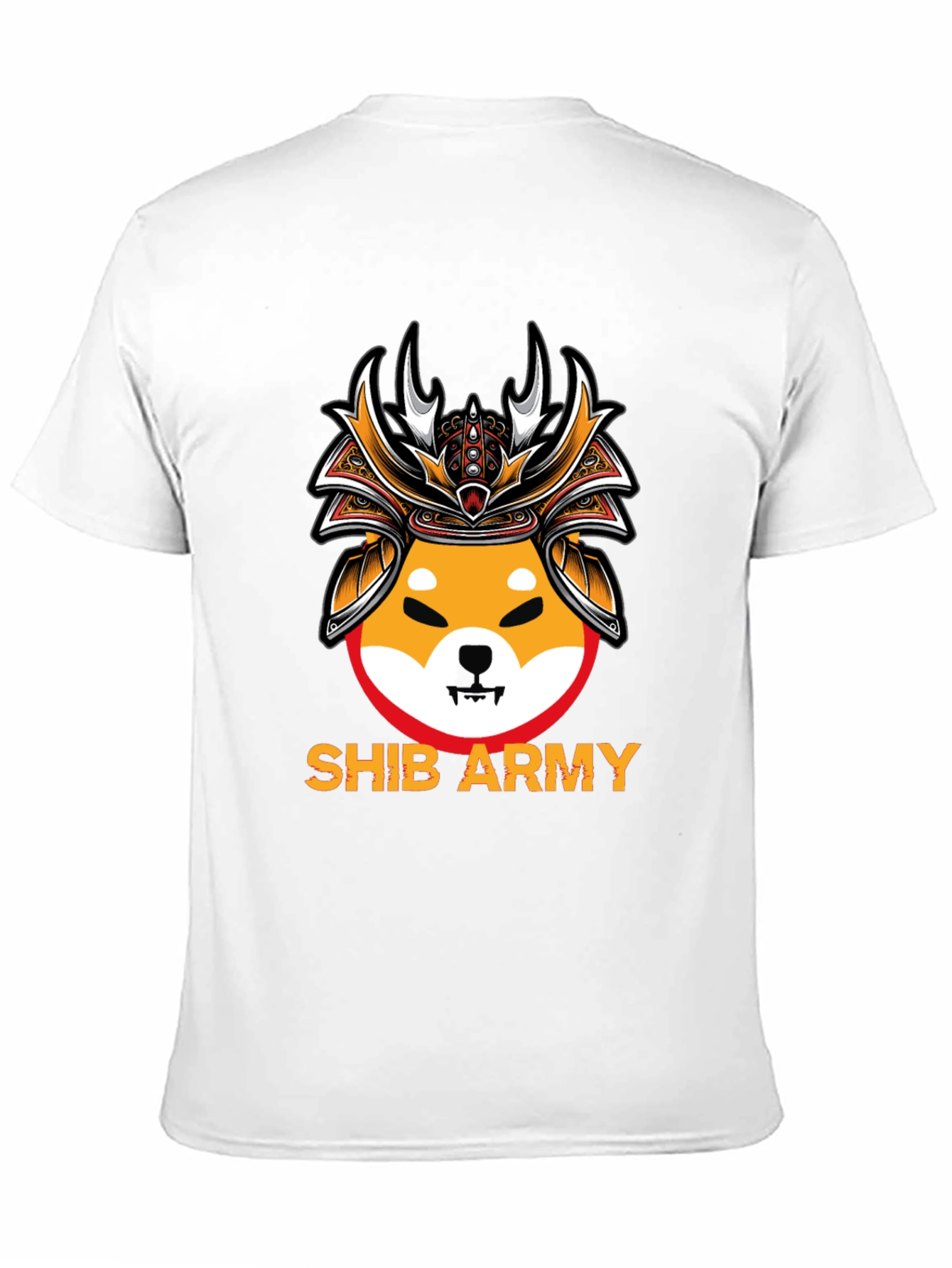 Shib Army Samurai T-Shirt - Crypto Fashion