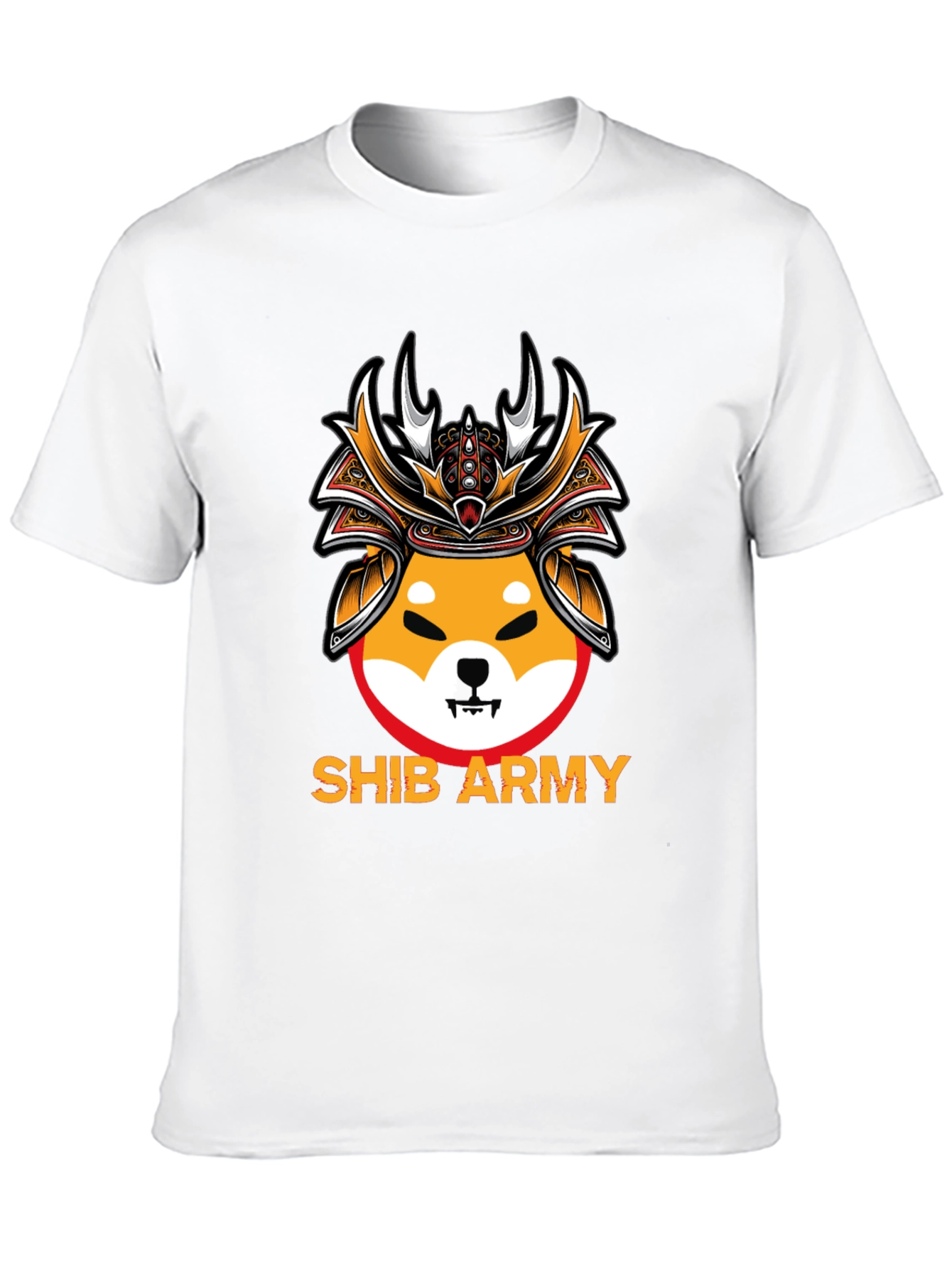 Shib Army Samurai T-Shirt - Crypto Fashion
