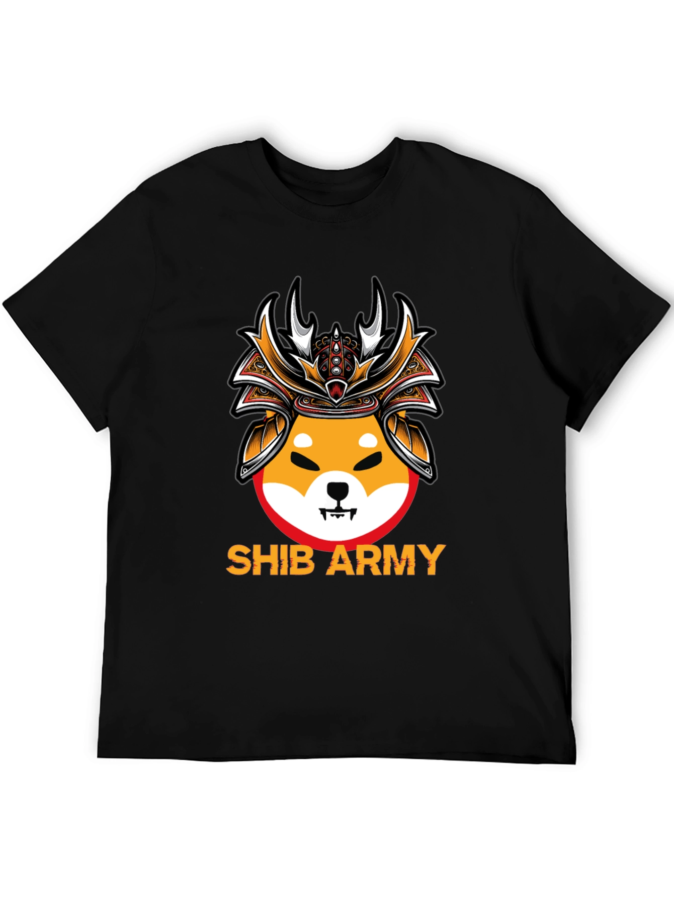 Shib Army Samurai T-Shirt - Crypto Fashion