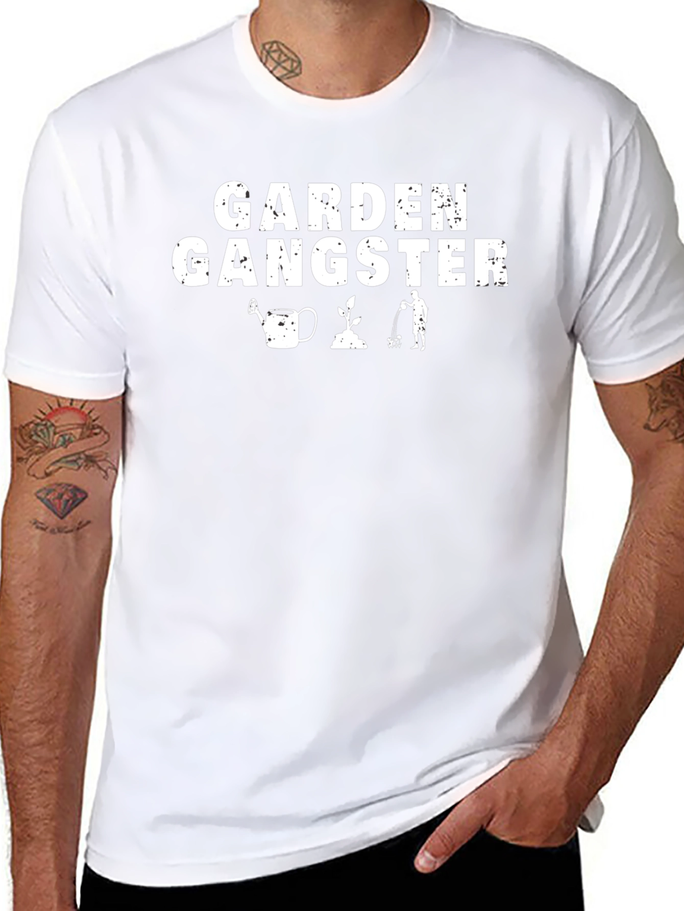 Garden Gangster Black T-Shirt
