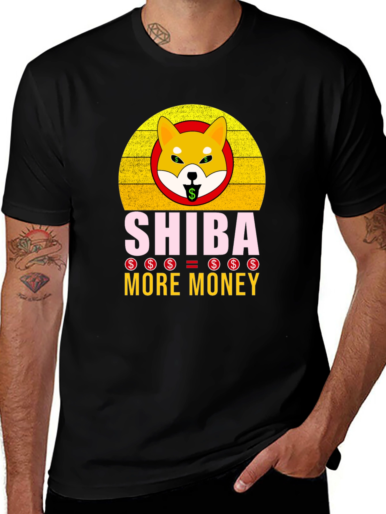 Shiba More Money T-Shirt | Trendy Crypto Tee