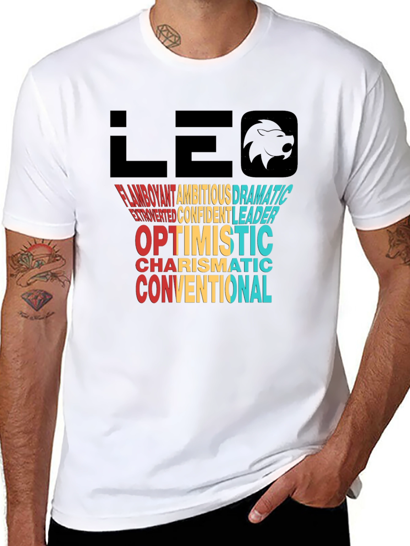 LEO Zodiac Sign T-Shirt Birthday Gift