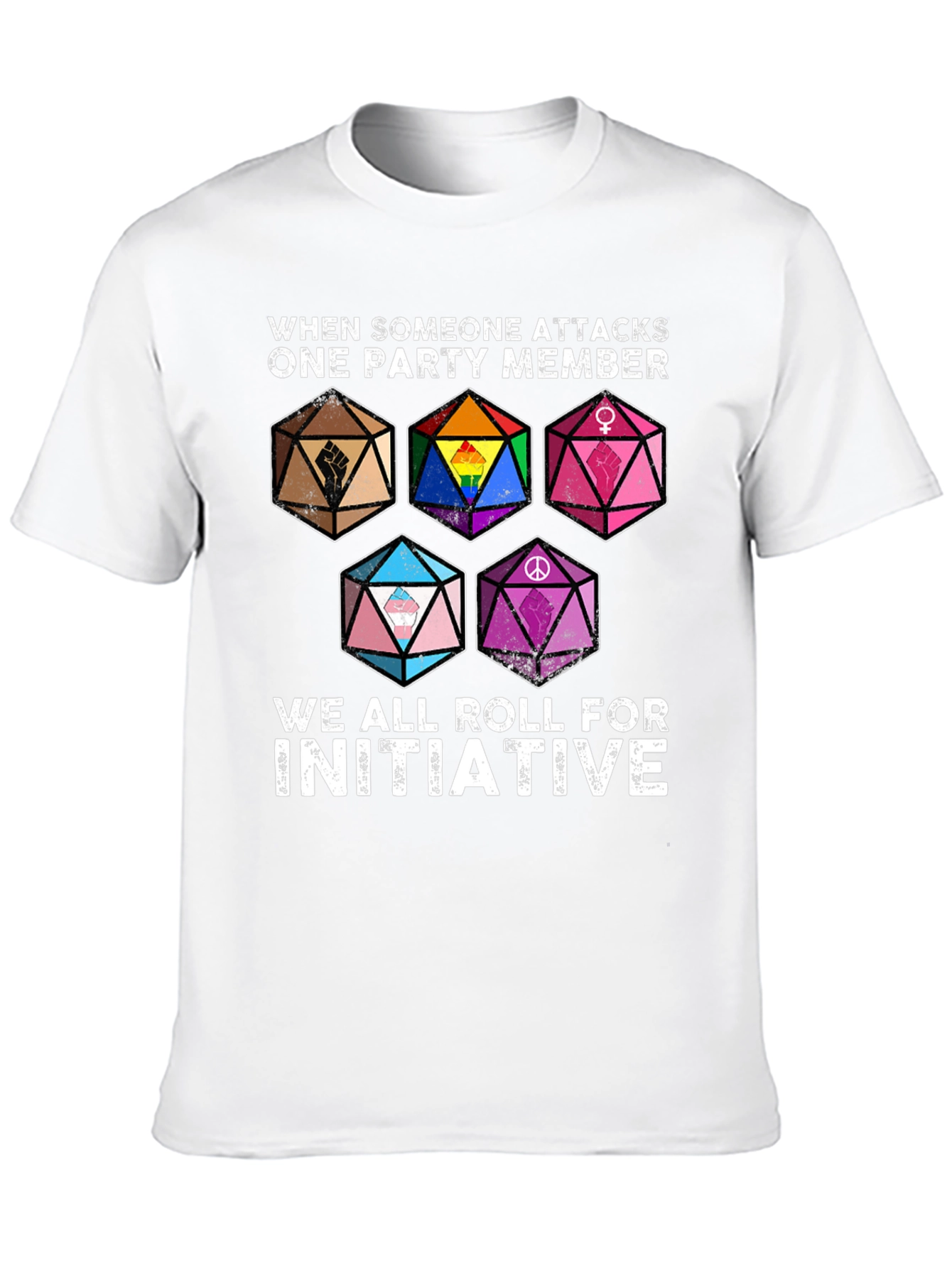 D&D Roll for Initiative Pride T-Shirt